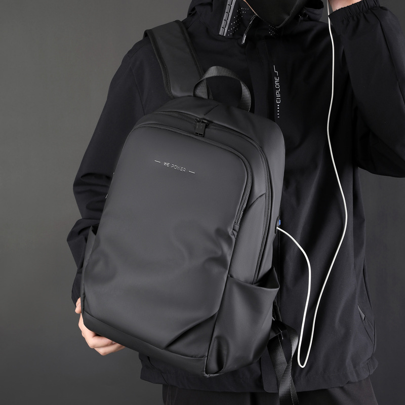 Business Backpack Brief - Custom Logo Men's Laptop Backpack Large