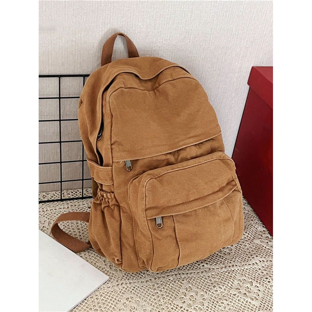 School Backpack Teen - Fashionable Canvas Backpack For Women,Casual Shoulder