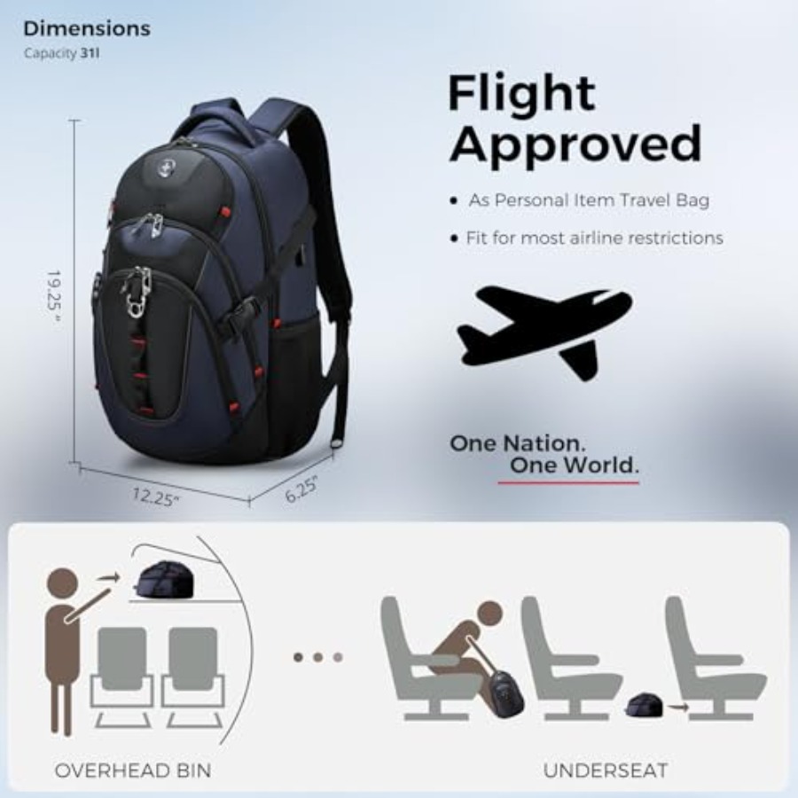 Design Laptop Backpack with US - Laptop Backpack 15.6 recension och pris