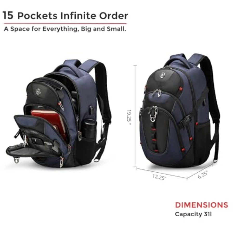 Design Laptop Backpack with US - Laptop Backpack 15.6 recension och pris