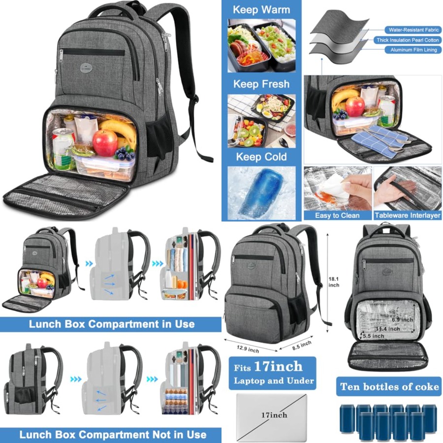Work Backpack for Men, Large A - Travel Backpack Anti Theft recension och pris