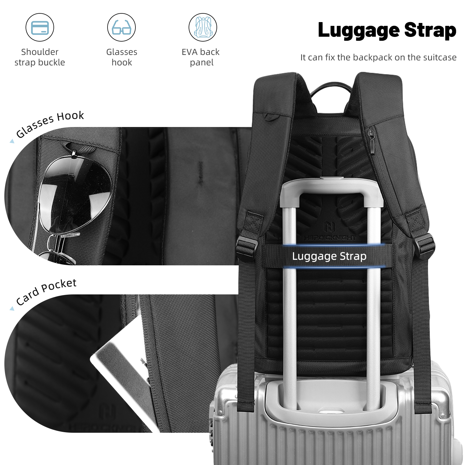 HK Lightweight Men's Business  - Laptop Backpack 15.6 recension och pris