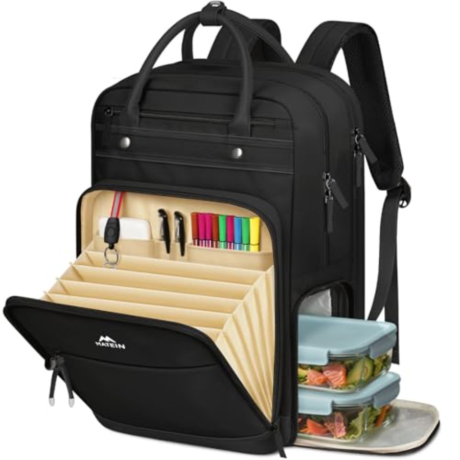 Teacher Backpack with Lunch Co - Laptop Backpack 15.6 recension och pris