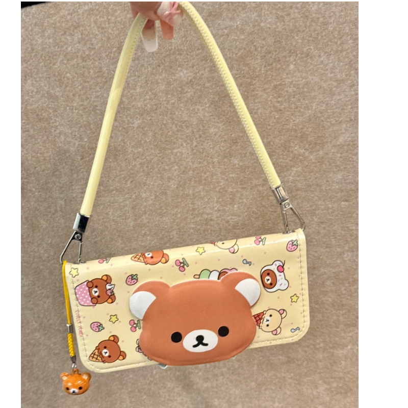 Rilakkuma Cute Cartoon Flip Le - Mini Backpack Purse recension och pris