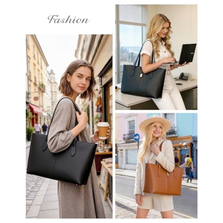 TOPEAST Laptop Tote Bag for Wo - Laptop Sleeve Removable recension och pris