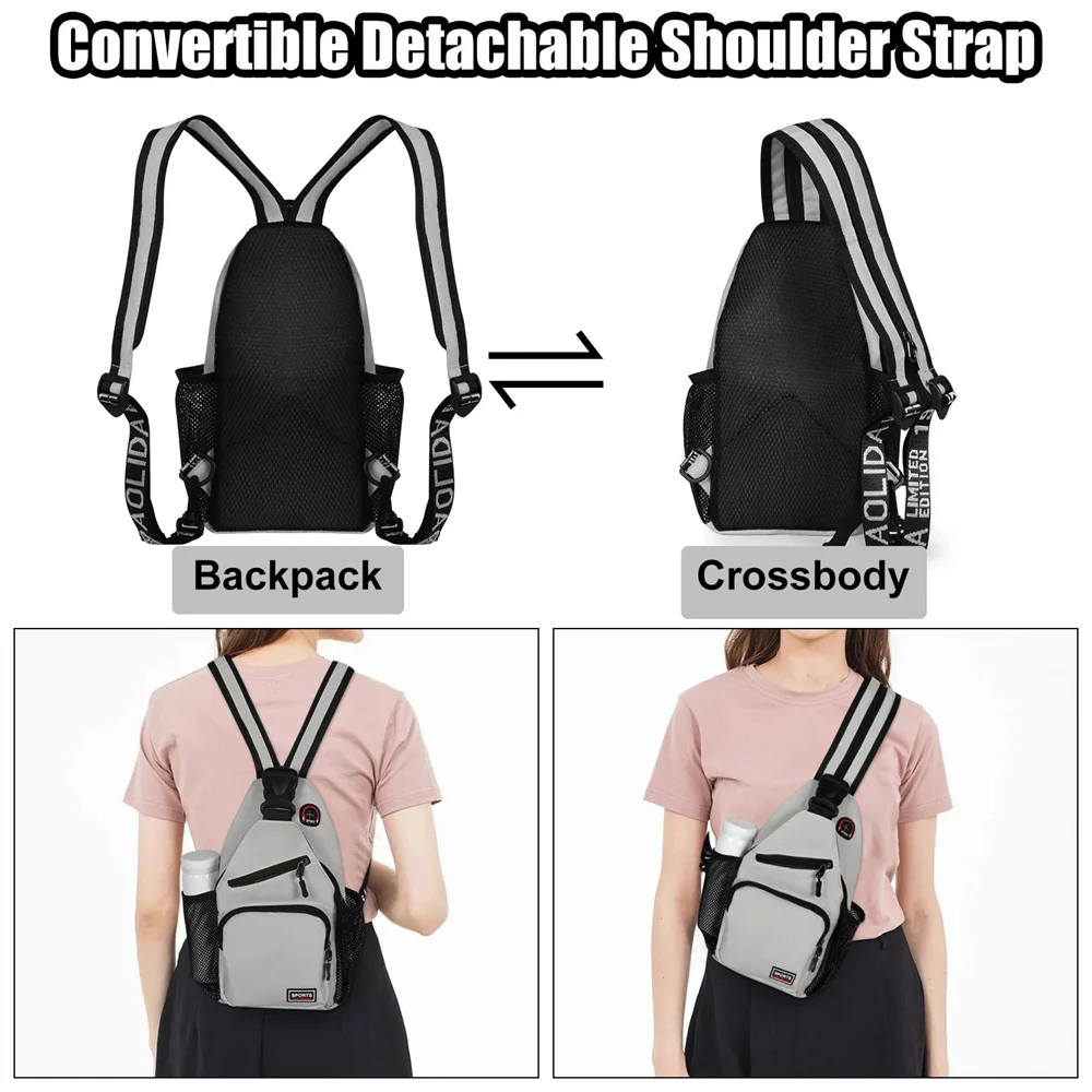 Multi-pocket Casual Chest Bag  - Sling Backpack Shoulder recension och pris
