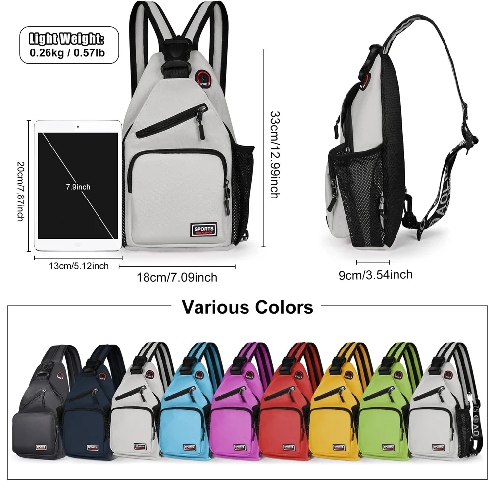 Multi-pocket Casual Chest Bag  - Sling Backpack Shoulder recension och pris