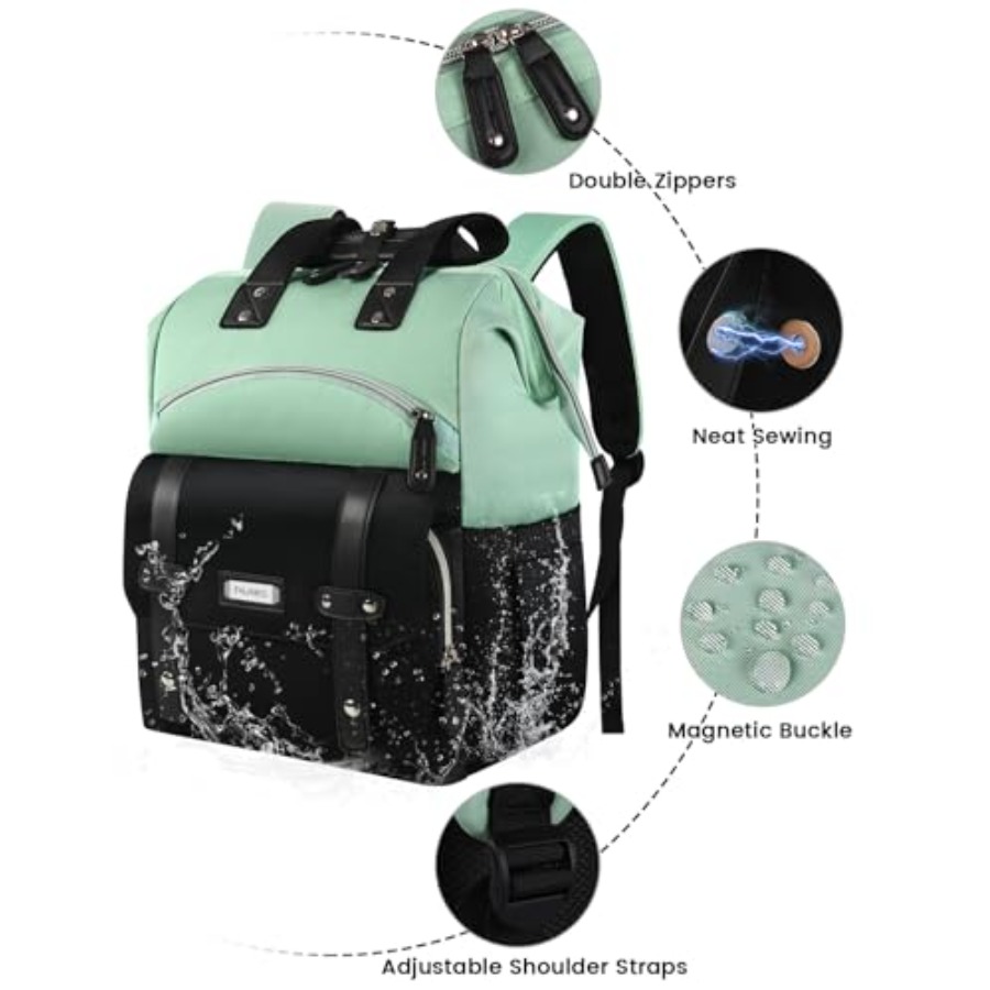 Laptop Backpack for WomenColle - Travel Backpack Anti Theft recension och pris
