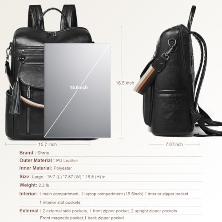 Laptop Backpack for Women 15.6 - Laptop Backpack 15.6 recension och pris