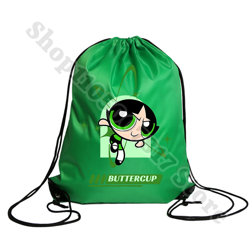 Kawaii The Powerpuffs Girls Ca - Drawstring Gym Bag recension och pris