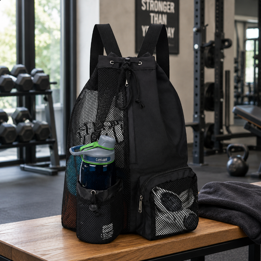Drawstring Beach Storage Bag M - Drawstring Gym Bag recension och pris