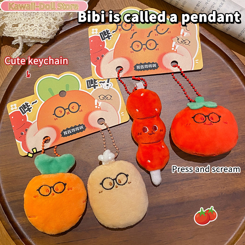 Tomato Carrot Plush Beaded Pho - Backpack Diaper Bag recension och pris