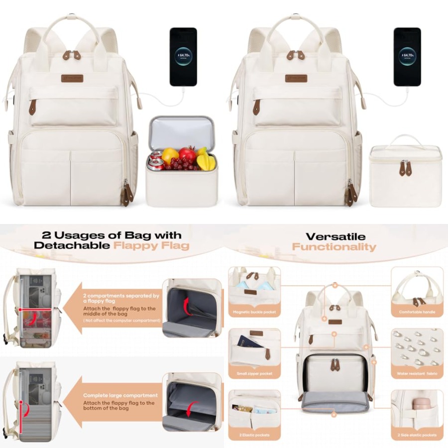 Travel Backpack for Women Men, - Laptop Backpack 15.6 recension och pris