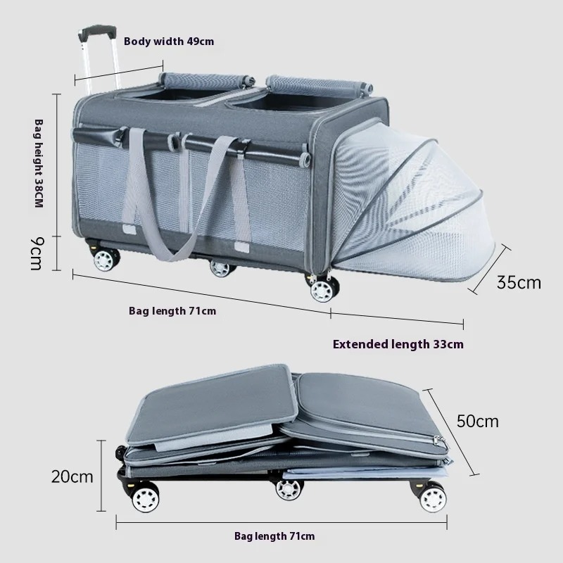 Super Large Capacity Pet Trans - Foldable Backpack Small recension och pris