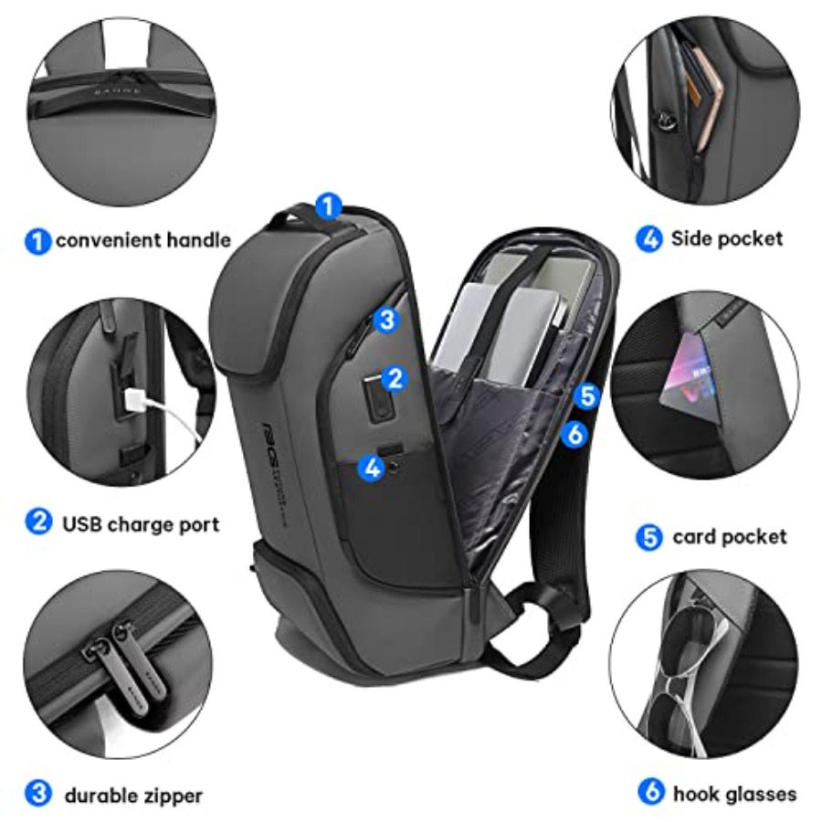 Business Laptop Smart backpack - Laptop Backpack 15.6 recension och pris