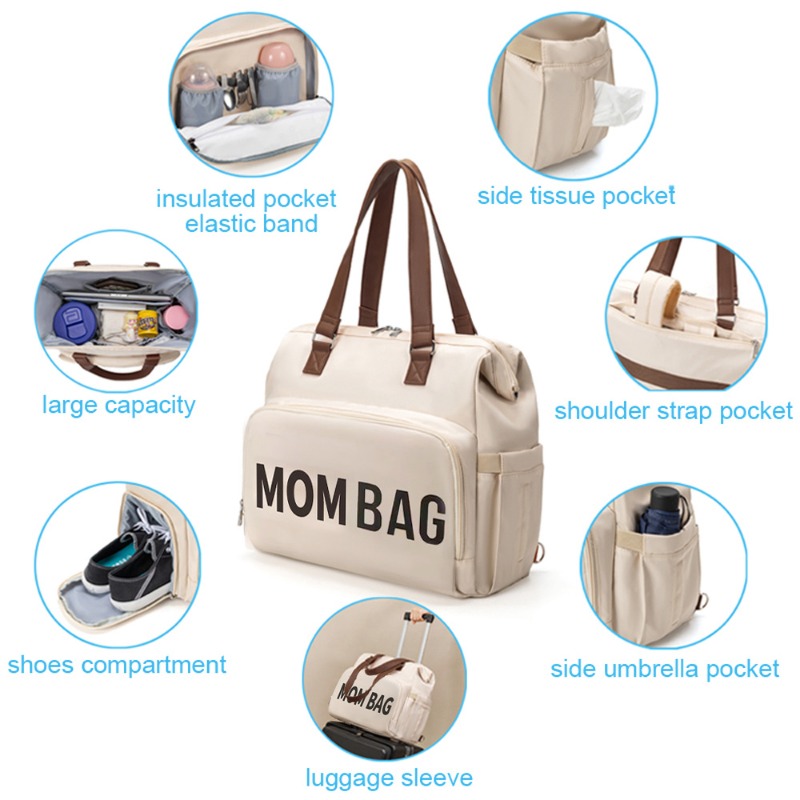 3pcs/set Baby Diaper Bag Baby  - Backpack Insert Organizer recension och pris