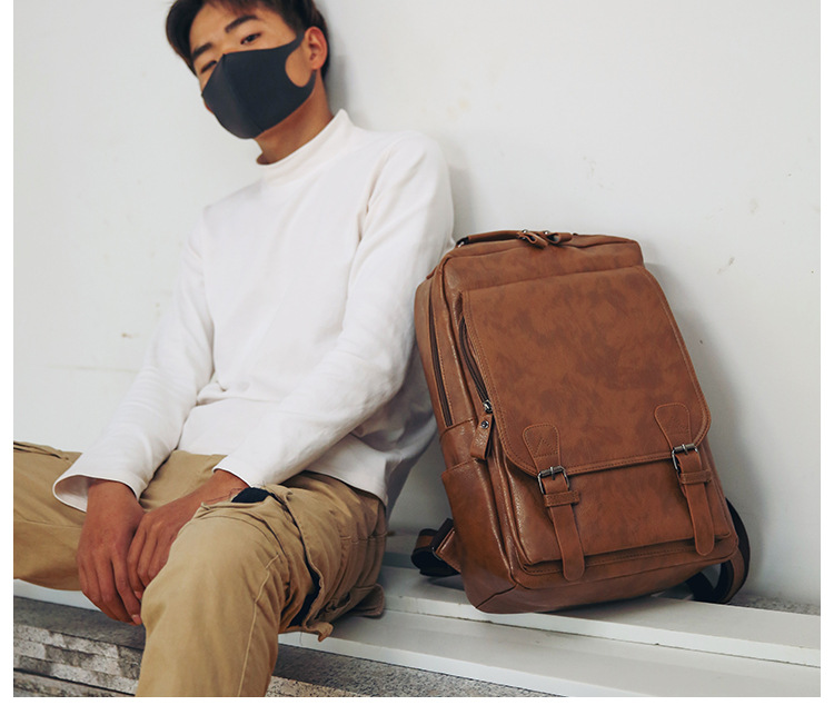 Custom Logo Pu Backpack For Me - Business Backpack Brief recension och pris