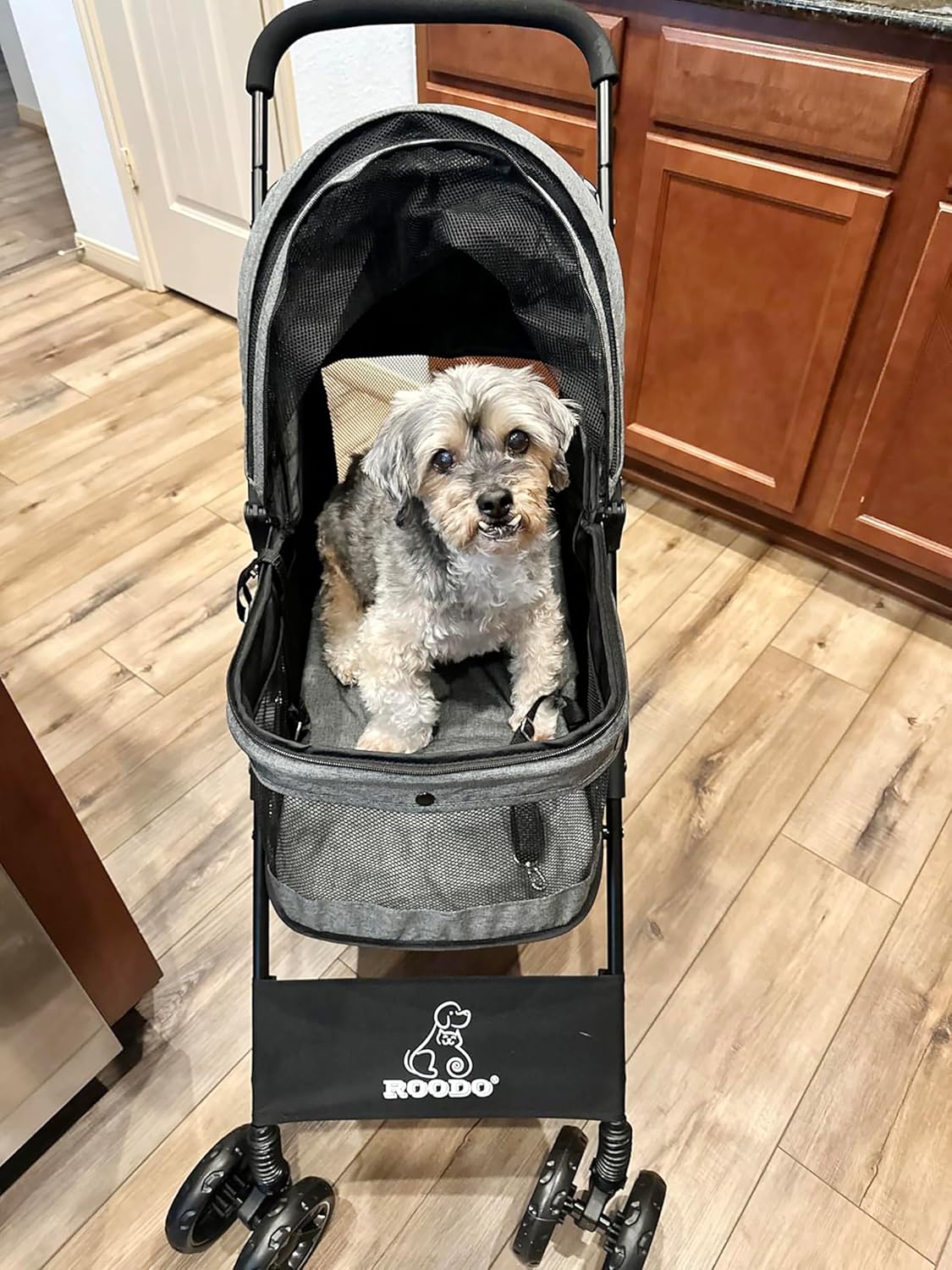 4 Wheel Dog Cat Pet Stroller,  - Foldable Backpack Small recension och pris