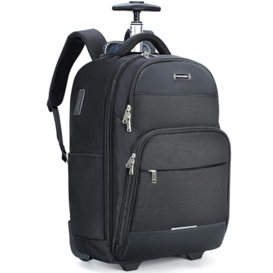 Rolling Backpack 30L Travel La - Laptop Backpack 15.6 recension och pris