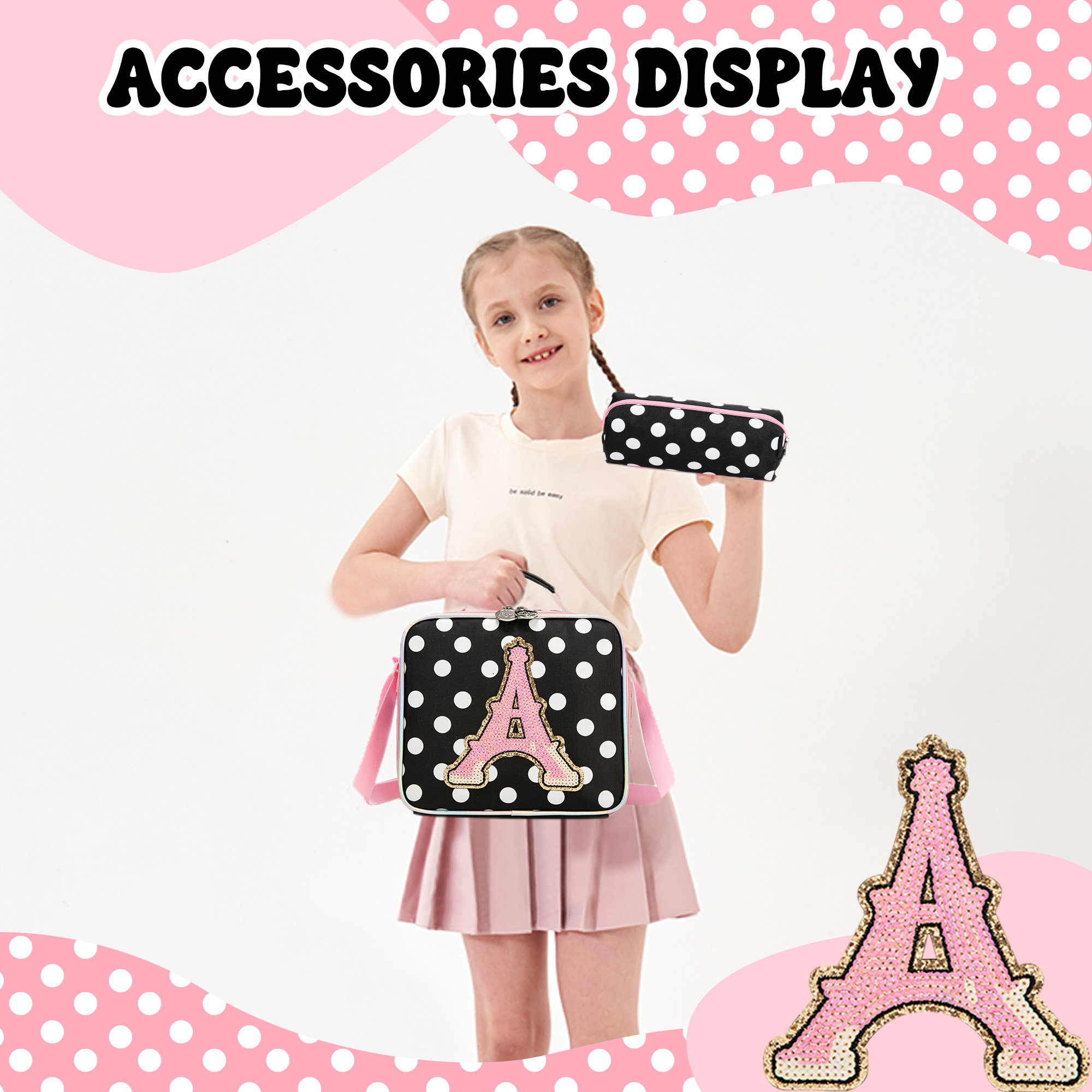 Backpack for Girls Letter Back - School Backpack Teen recension och pris