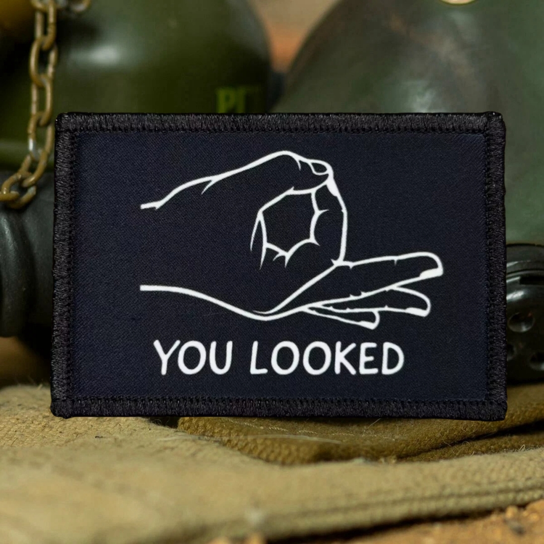 You Looked Morale Badge Patche - Urban Backpack Tactical recension och pris