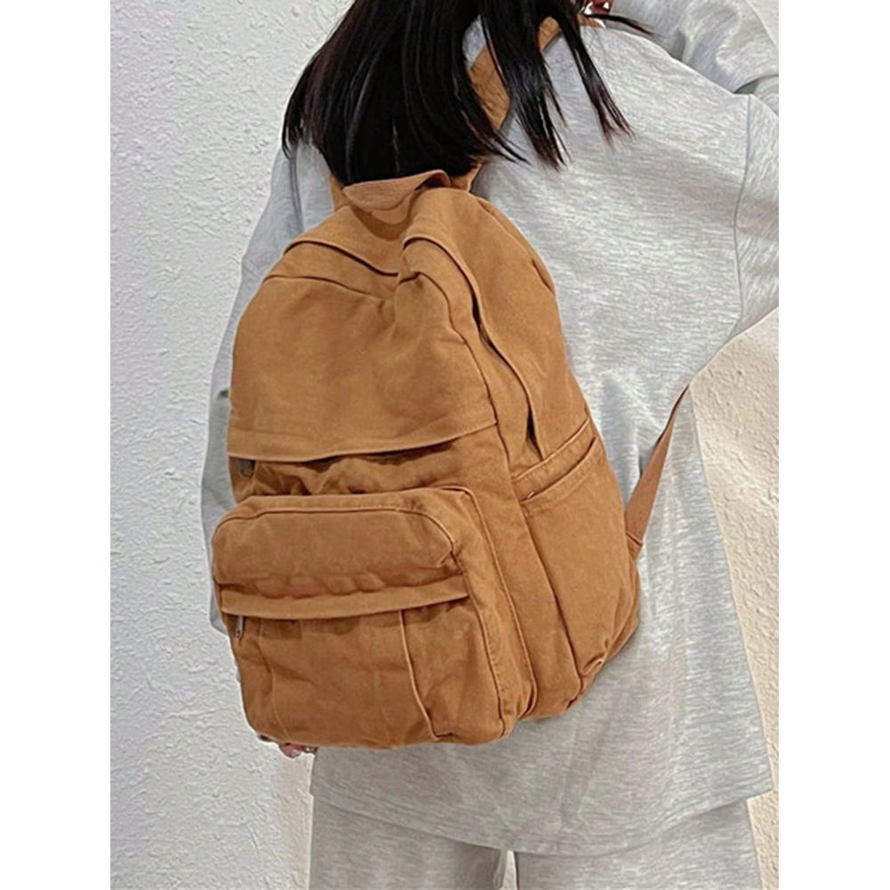Fashionable Canvas Backpack Fo - School Backpack Teen recension och pris