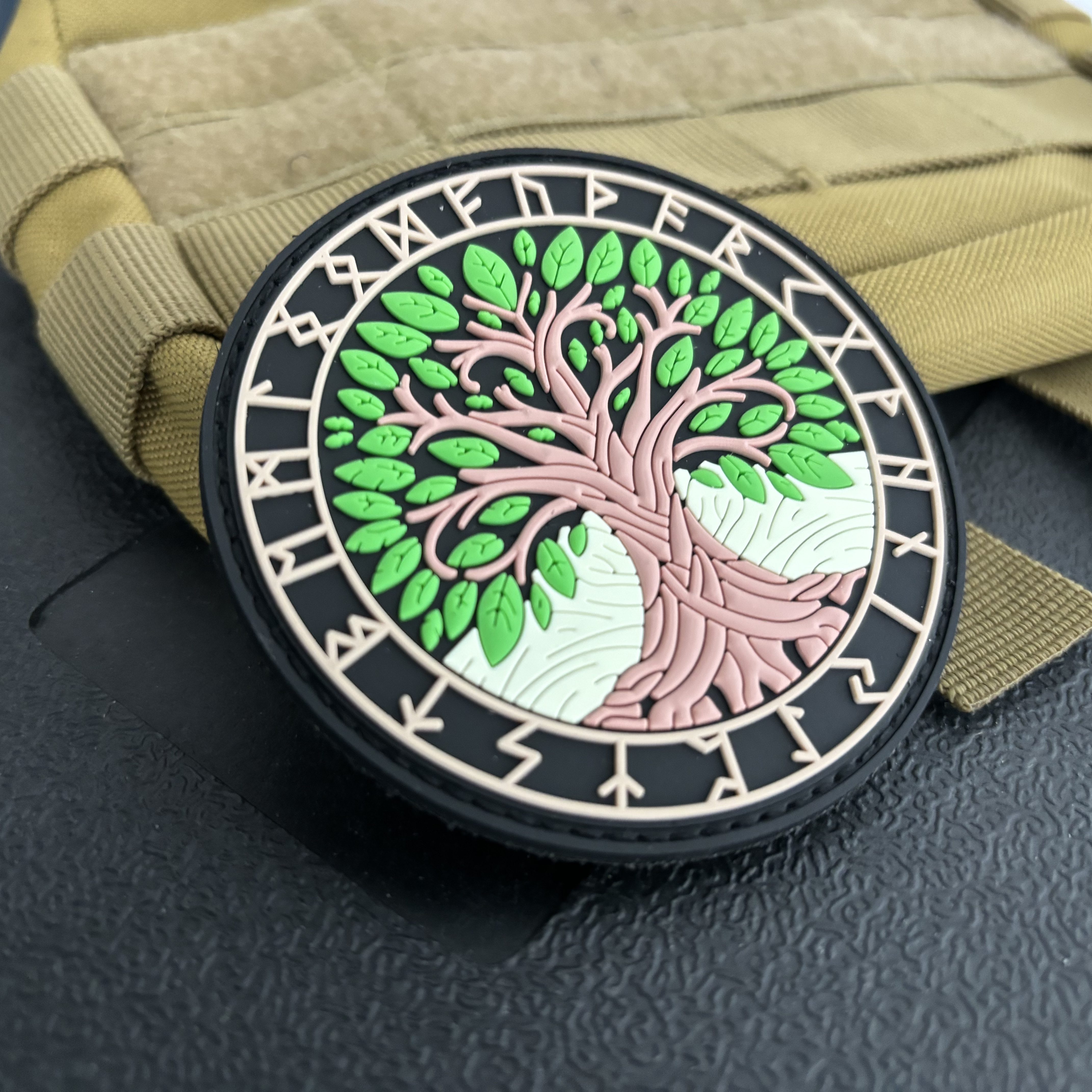 Yggdrasil Viking Totem PVC Pat - Urban Backpack Tactical recension och pris