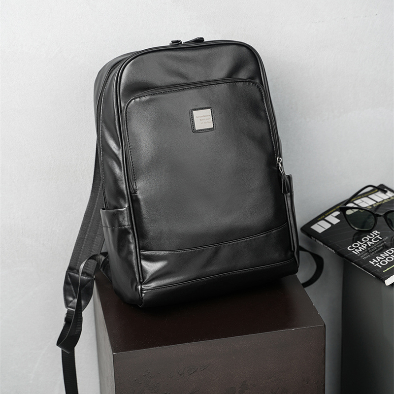Man's PU Leather Backpack Exec - Leather Backpack Vintage recension och pris