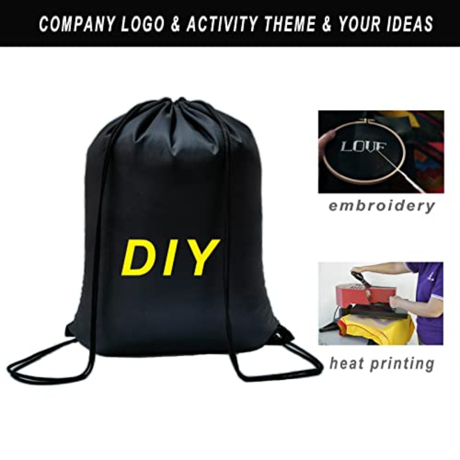 100 Pack Drawstring Backpack B - Drawstring Gym Bag recension och pris