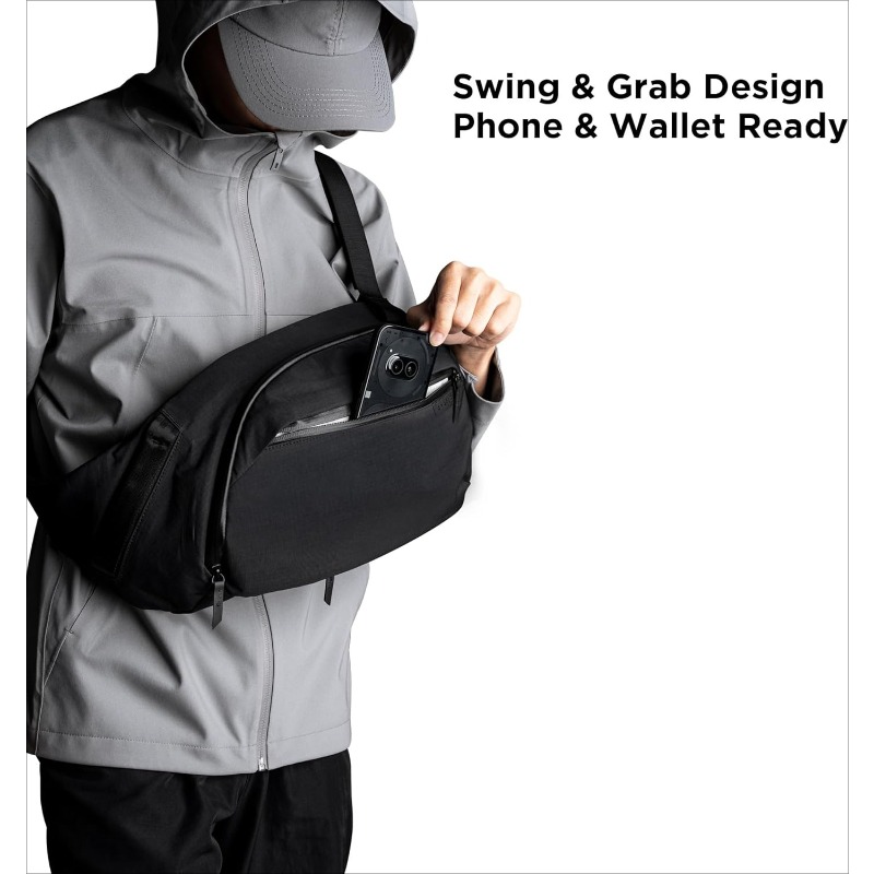 Right Shoulder Chest bag  7.5L - Sling Backpack Shoulder recension och pris