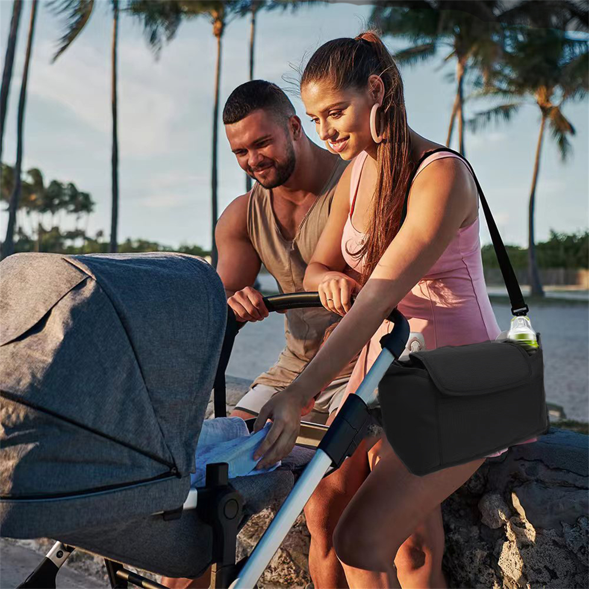 Baby stroller storage and stor - Backpack Diaper Bag recension och pris