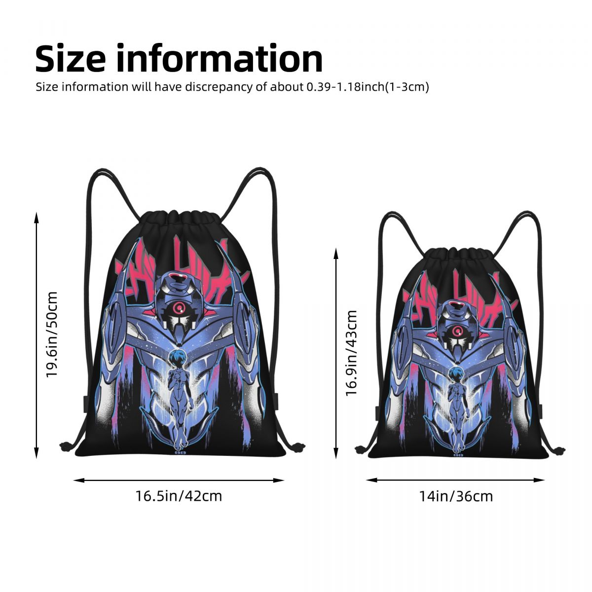 Manga E-Evangeliones Hot Draws - Drawstring Gym Bag recension och pris