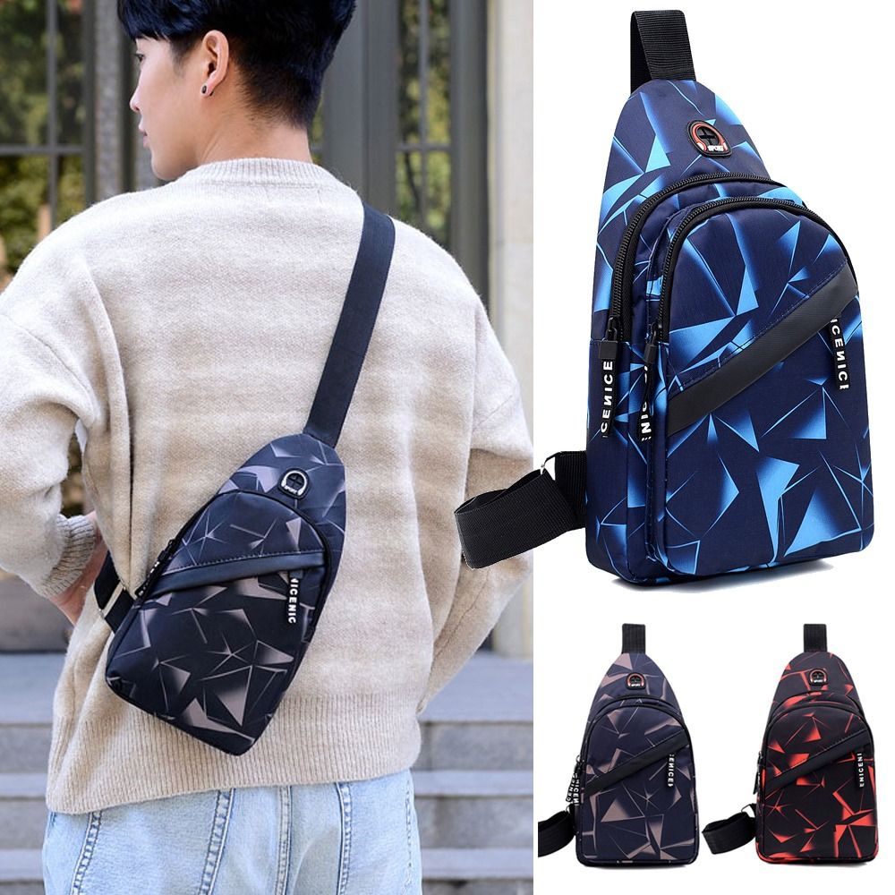 Fashion 2-Layer Chest bag Trav - Sling Backpack Shoulder recension och pris