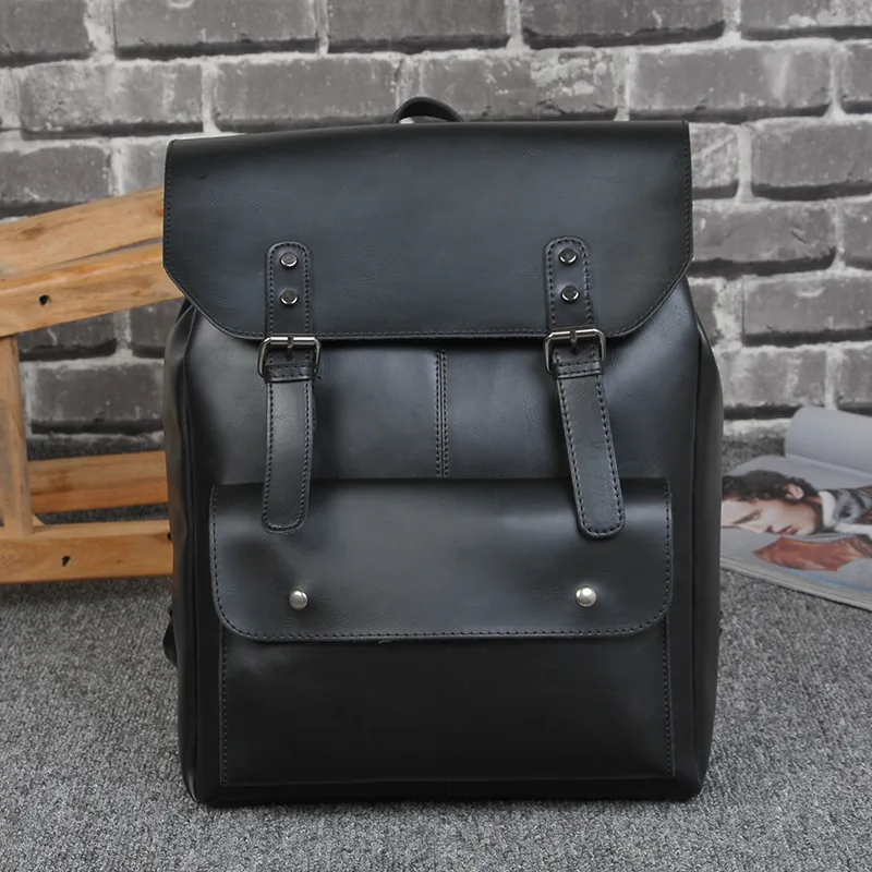 Vintage Men's Backpack Luxury  - Leather Backpack Vintage recension och pris