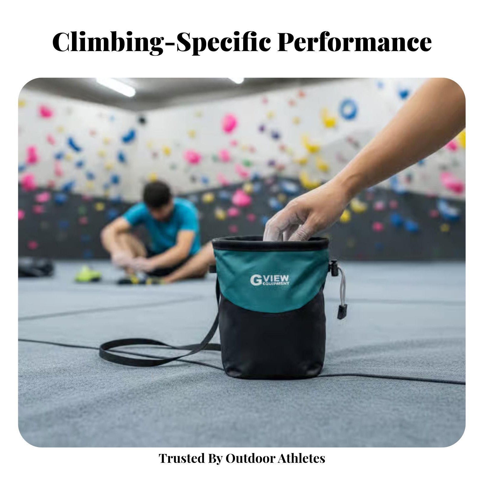 Rock Climbing Chalk Bag Drawst - Drawstring Gym Bag recension och pris