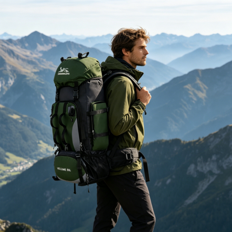 90-liter waterproof hiking bac - Urban Backpack Tactical recension och pris