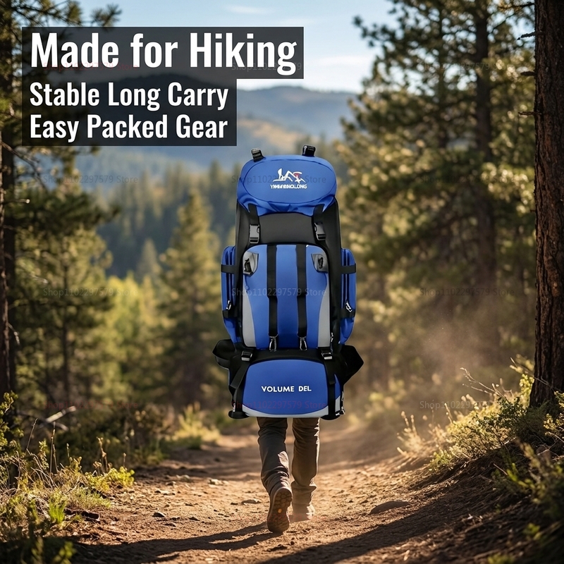 90-liter waterproof hiking bac - Urban Backpack Tactical recension och pris