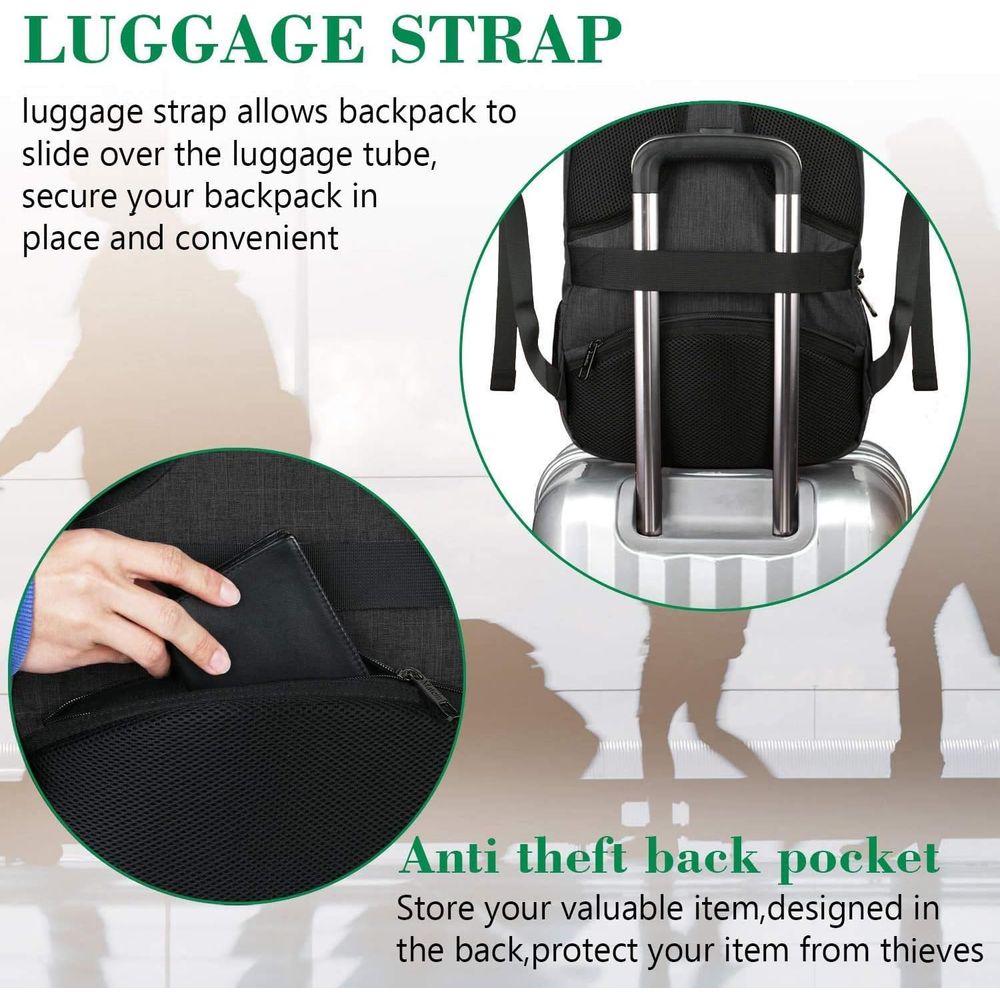 MATEIN BusinLaptop Backpack, 1 - Laptop Backpack 15.6 recension och pris