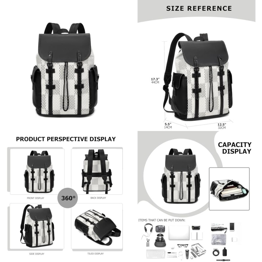 Laptop Backpack for Men Luxury - Travel Backpack Anti Theft recension och pris