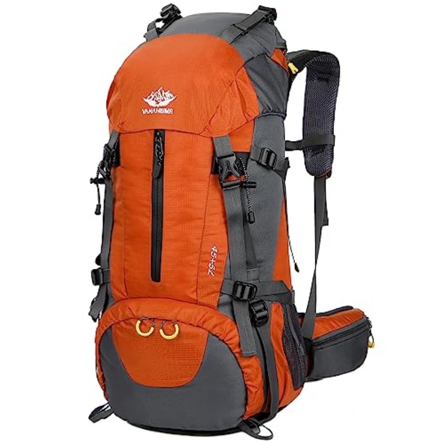 50L Hiking Backpack Men Campin - Rain Cover Backpack recension och pris