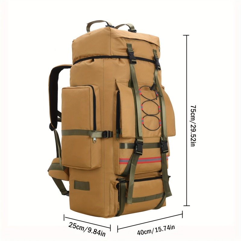 Large Capacity Outdoor Tactica - Rucksack Military Style recension och pris