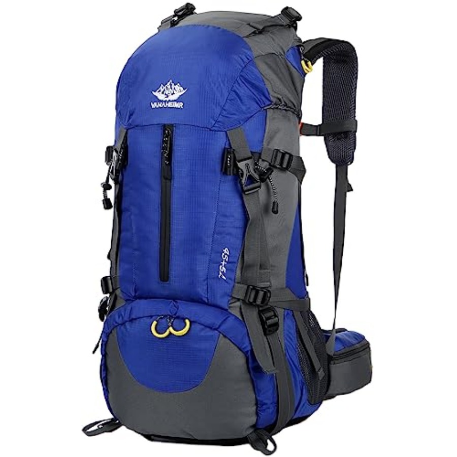 50L Hiking Backpack Men Campin - Rain Cover Backpack recension och pris