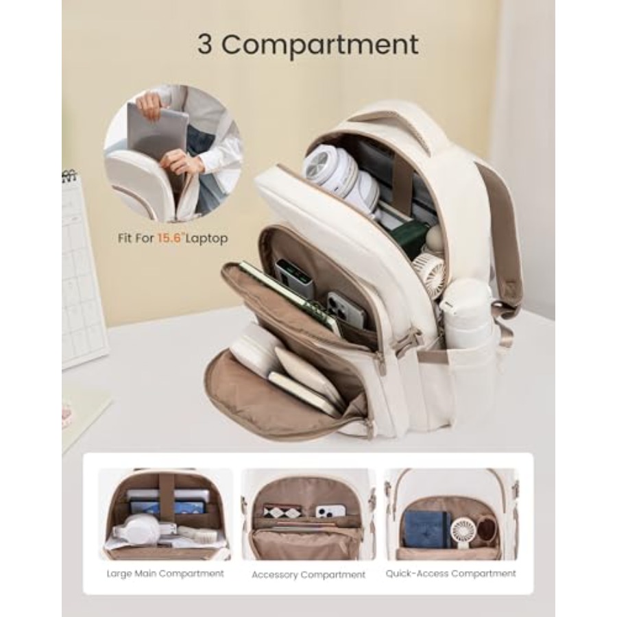 Laptop Backpack for Women, Wor - School Backpack Teen recension och pris