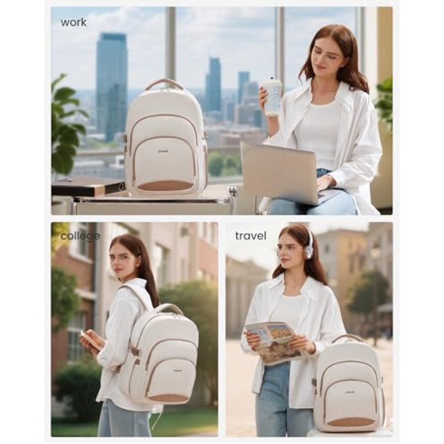 Laptop Backpack for Women, Wor - School Backpack Teen recension och pris